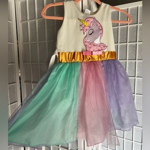 Unicorn colorful Dress size 6